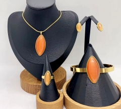Stainless steel jewelry necklace earring bracelet ring Wholesale