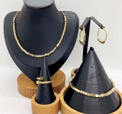 Stainless steel jewelry necklace earring bracelet ring Wholesale