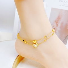 Stainless steel jewelry anklet wholesale