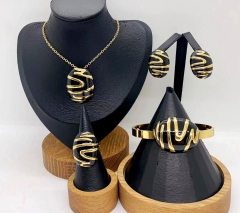 Stainless steel jewelry necklace earring bracelet ring Wholesale