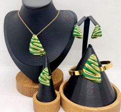 Stainless steel jewelry necklace earring bracelet ring Wholesale