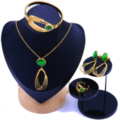 Stainless steel jewelry necklace earring bracelet ring Wholesale