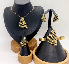 Stainless steel jewelry necklace earring bracelet ring Wholesale