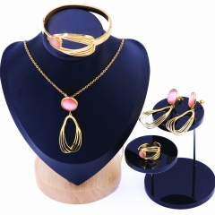 Stainless steel jewelry necklace earring bracelet ring Wholesale