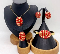 Stainless steel jewelry necklace earring bracelet ring Wholesale