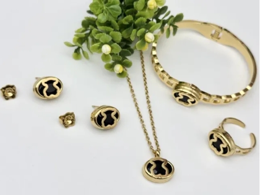 Stainless steel jewelry necklace earring bracelet ring Wholesale