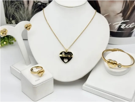 Stainless steel jewelry necklace earring bracelet ring Wholesale