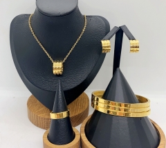 Stainless steel jewelry necklace earring bracelet ring Wholesale