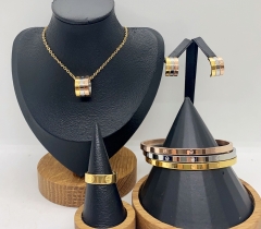 Stainless steel jewelry necklace earring bracelet ring Wholesale