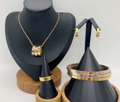 Stainless steel jewelry necklace earring bracelet ring Wholesale