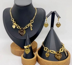 Stainless steel jewelry necklace earring bracelet ring Wholesale