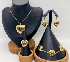 Stainless steel jewelry necklace earring bracelet ring Wholesale
