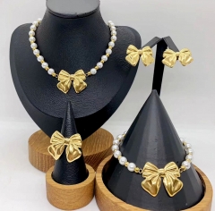 Stainless steel jewelry necklace earring bracelet ring Wholesale