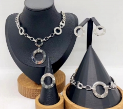 Stainless steel jewelry necklace earring bracelet ring Wholesale