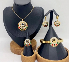 Stainless steel jewelry necklace earring bracelet ring Wholesale