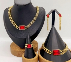 Stainless steel jewelry necklace earring bracelet ring Wholesale