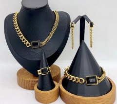 Stainless steel jewelry necklace earring bracelet ring Wholesale