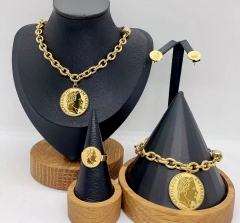 Stainless steel jewelry necklace earring bracelet ring Wholesale