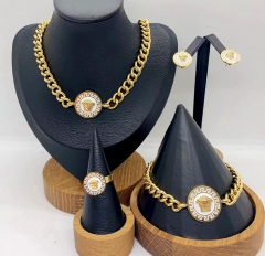 Stainless steel jewelry necklace earring bracelet ring Wholesale