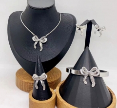Stainless steel jewelry necklace earring bracelet ring Wholesale