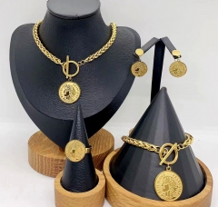 Stainless steel jewelry necklace earring bracelet ring Wholesale