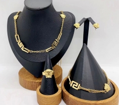 Stainless steel jewelry necklace earring bracelet ring Wholesale