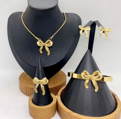 Stainless steel jewelry necklace earring bracelet ring Wholesale