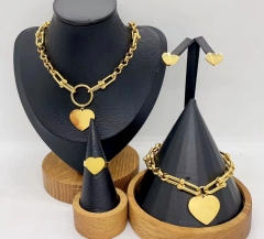 Stainless steel jewelry necklace earring bracelet ring Wholesale