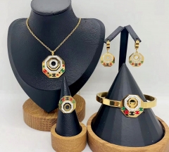 Stainless steel jewelry necklace earring bracelet ring Wholesale