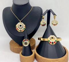 Stainless steel jewelry necklace earring bracelet ring Wholesale