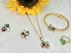 Stainless steel jewelry necklace earring bracelet ring Wholesale