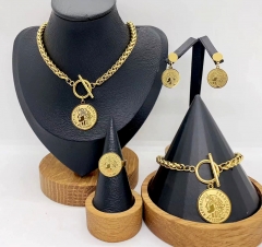Stainless steel jewelry necklace earring bracelet ring Wholesale