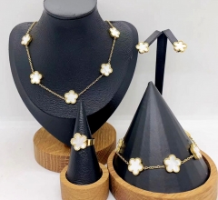 Stainless steel jewelry necklace earring bracelet ring Wholesale