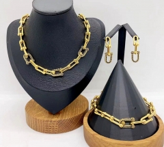 Stainless steel jewelry necklace earring Bracelet Wholesale