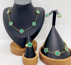 Stainless steel jewelry necklace earring bracelet ring Wholesale