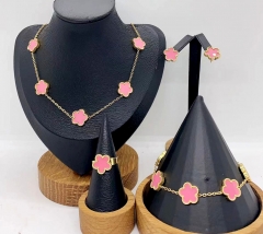 Stainless steel jewelry necklace earring bracelet ring Wholesale