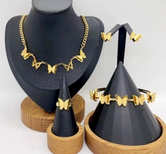 Stainless steel jewelry necklace earring bracelet ring Wholesale