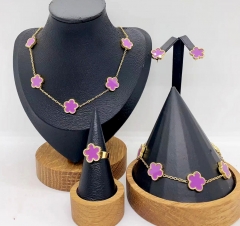 Stainless steel jewelry necklace earring bracelet ring Wholesale