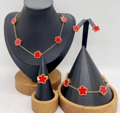 Stainless steel jewelry necklace earring bracelet ring Wholesale