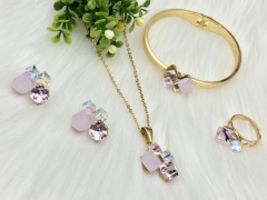 Stainless steel jewelry necklace earring bracelet ring Wholesale