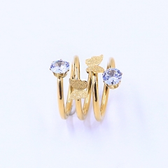 Stainless steel jewelry women ring wholesale