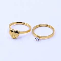 Stainless steel jewelry women ring wholesale