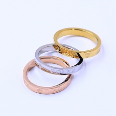 Stainless steel jewelry women ring wholesale