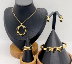 Stainless steel jewelry necklace earring bracelet ring Wholesale