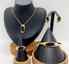 Stainless steel jewelry necklace earring bracelet ring Wholesale