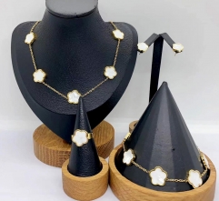 Stainless steel jewelry necklace earring bracelet ring Wholesale