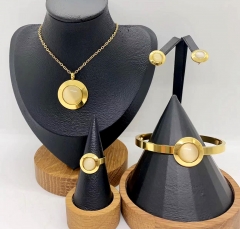 Stainless steel jewelry necklace earring bracelet ring Wholesale