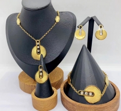 Stainless steel jewelry necklace earring bracelet ring Wholesale