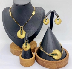 Stainless steel jewelry necklace earring bracelet ring Wholesale