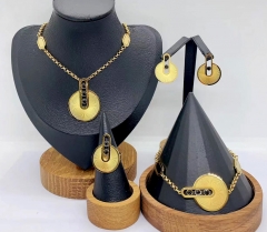 Stainless steel jewelry necklace earring bracelet ring Wholesale